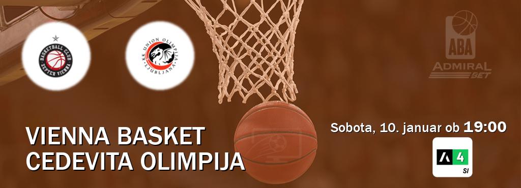 Ne zamudi prenosa tekme Vienna Basket - Cedevita Olimpija v živo na Arena Sport 4.