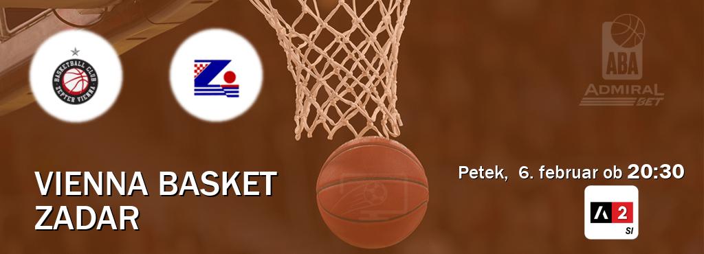 Dvoboj Vienna Basket in Zadar s prenosom tekme v živo na Arena Sport 2.
