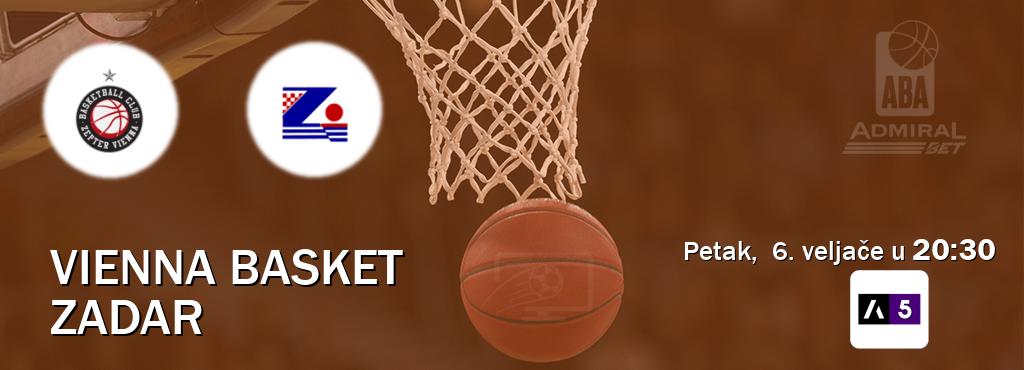 Izravni prijenos utakmice Vienna Basket i Zadar pratite uživo na Arena Sport 5 (petak,  6. veljače u  20:30).