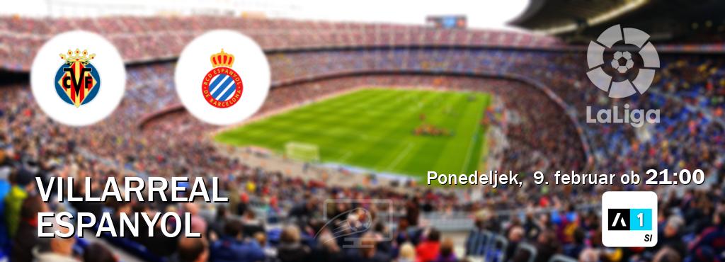 Villarreal in Espanyol v živo na Arena Sport 1. Prenos tekme bo v ponedeljek,  9. februar ob  21:00