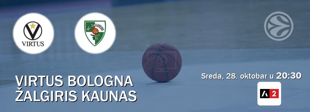 Izravni prijenos utakmice Virtus Bologna i Žalgiris Kaunas pratite uživo na Arena Sport 2 (sreda, 28. oktobar u  20:30).
