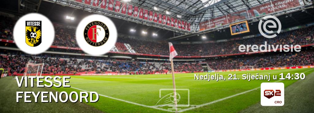 Izravni prijenos utakmice Vitesse i Feyenoord pratite uživo na Sportklub 2 (Nedjelja, 21. Siječanj u  14:30).