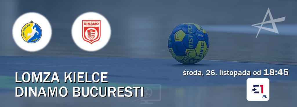 Gra między Lomza Kielce i Dinamo Bucuresti transmisja na żywo w Eurosport (środa, 26. listopada od  18:45).