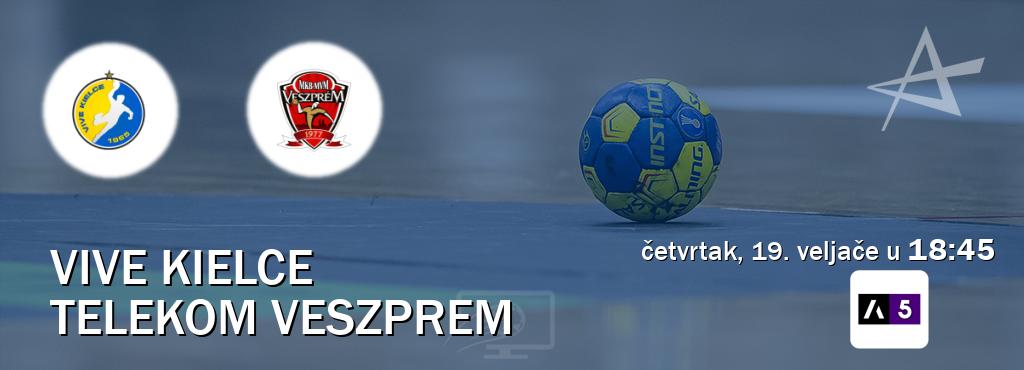 Izravni prijenos utakmice Vive Kielce i Telekom Veszprem pratite uživo na Arena Sport 5 (četvrtak, 19. veljače u  18:45).