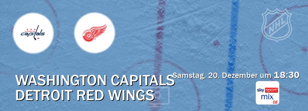 Das Spiel zwischen Washington Capitals und Detroit Red Wings wird am Samstag, 20. Dezember um 18:30, live vom Sky Sport Mix übertragen. Das Spiel zwischen Washington Capitals und Detroit Red Wings wird am Samstag, 20. Dezember um 18:30, live vom Sky Sport Mix übertragen.