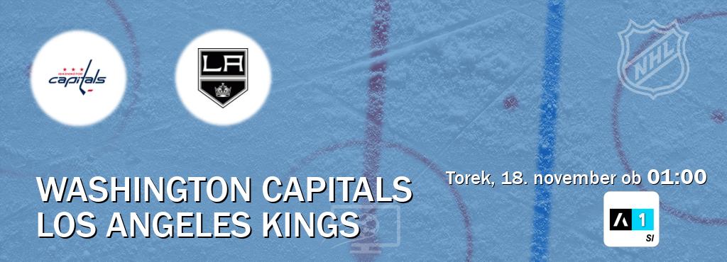 Washington Capitals in Los Angeles Kings v živo na Arena Sport 1. Prenos tekme bo v torek, 18. november ob 01:00 Washington Capitals in Los Angeles Kings v živo na Arena Sport 1. Prenos tekme bo v torek, 18. november ob 01:00