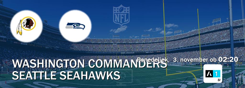 Dvoboj Washington Commanders in Seattle Seahawks s prenosom tekme v živo na Arena Sport 1. Dvoboj Washington Commanders in Seattle Seahawks s prenosom tekme v živo na Arena Sport 1.