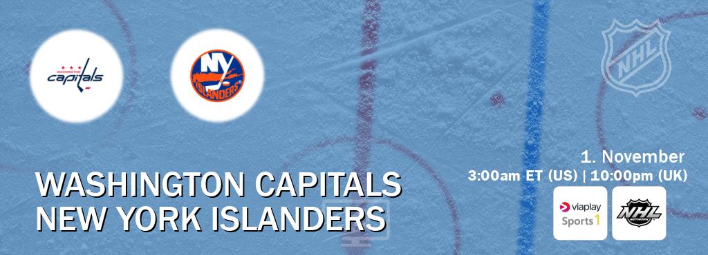 You can watch game live between Washington Capitals and New York Islanders on Viaplay Sports 1(UK) and NHL Network(US). You can watch game live between Washington Capitals and New York Islanders on Viaplay Sports 1(UK) and NHL Network(US).