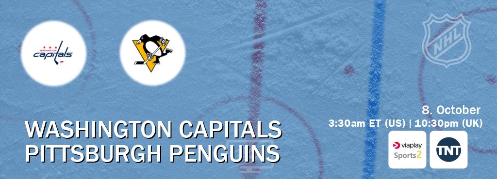 You can watch game live between Washington Capitals and Pittsburgh Penguins on Viaplay Sports 2(UK) and TNT(US). You can watch game live between Washington Capitals and Pittsburgh Penguins on Viaplay Sports 2(UK) and TNT(US).