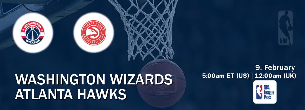 You can watch game live between Washington Wizards and Atlanta Hawks on NBA League Pass.