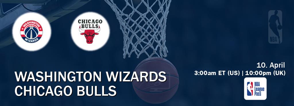 You can watch game live between Washington Wizards and Chicago Bulls on NBA League Pass.