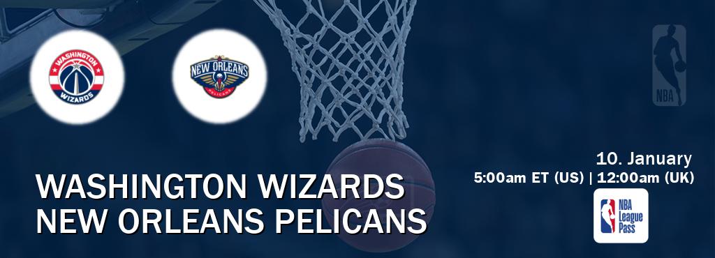 You can watch game live between Washington Wizards and New Orleans Pelicans on NBA League Pass. You can watch game live between Washington Wizards and New Orleans Pelicans on NBA League Pass.