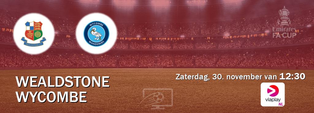 Wedstrijd tussen Wealdstone en Wycombe live op tv bij Viaplay Nederland (zaterdag, 30. november van  12:30).