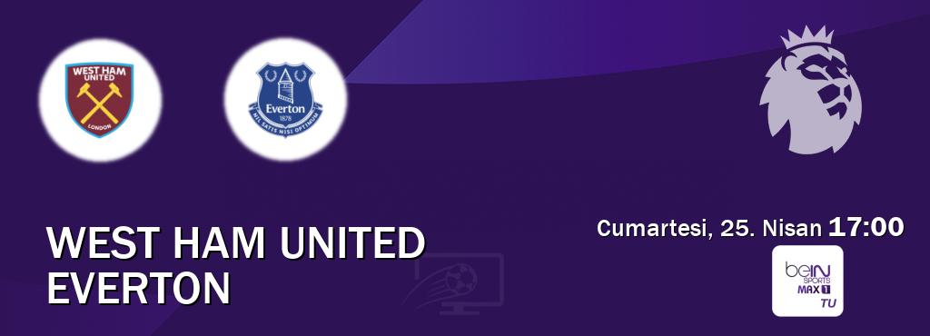 Karşılaşma West Ham United - Everton beIN SPORTS Max 1'den canlı yayınlanacak (Cumartesi, 25. Nisan 17:00). Karşılaşma West Ham United - Everton beIN SPORTS Max 1'den canlı yayınlanacak (Cumartesi, 25. Nisan 17:00).