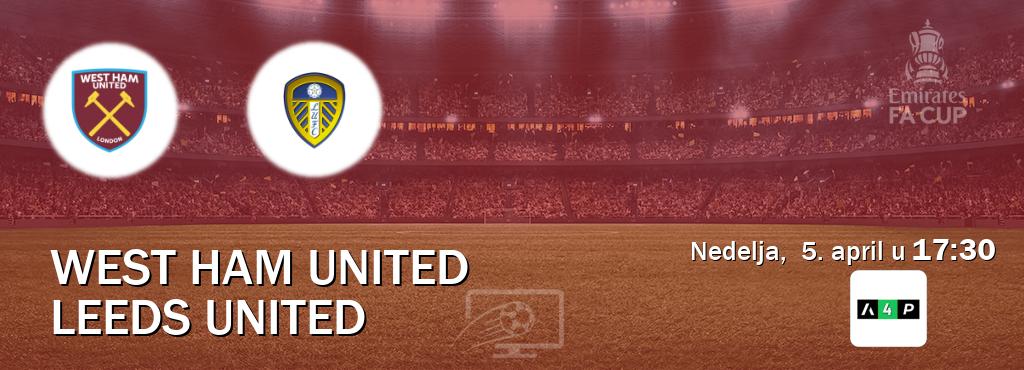Izravni prijenos utakmice West Ham United i Leeds United pratite uživo na Arena Premium 4 (nedelja,  5. april u  17:30).
