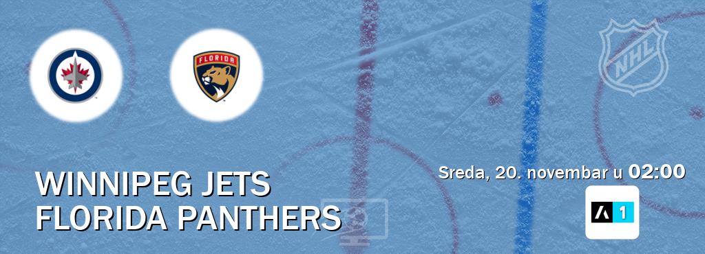 Izravni prijenos utakmice Winnipeg Jets i Florida Panthers pratite uživo na Arena Sport 1 (sreda, 20. novembar u  02:00).