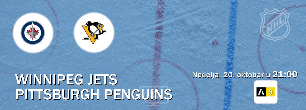 Izravni prijenos utakmice Winnipeg Jets i Pittsburgh Penguins pratite uživo na Arena Sport 3 (nedelja, 20. oktobar u  21:00).