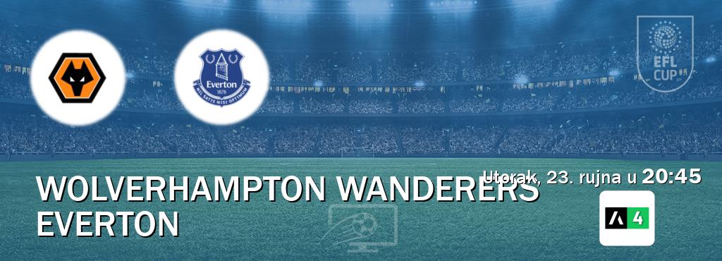 Izravni prijenos utakmice Wolverhampton Wanderers i Everton pratite uživo na Arena Sport 4 (utorak, 23. rujna u 20:45). Izravni prijenos utakmice Wolverhampton Wanderers i Everton pratite uživo na Arena Sport 4 (utorak, 23. rujna u 20:45).