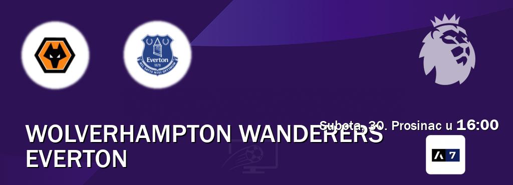 Izravni prijenos utakmice Wolverhampton Wanderers i Everton pratite uživo na Arena Sport 7 (Subota, 30. Prosinac u  16:00).