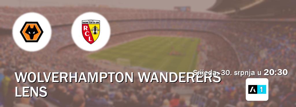 Izravni prijenos utakmice Wolverhampton Wanderers i Lens pratite uživo na Arena Sport 1 (srijeda, 30. srpnja u 20:30). Izravni prijenos utakmice Wolverhampton Wanderers i Lens pratite uživo na Arena Sport 1 (srijeda, 30. srpnja u 20:30).