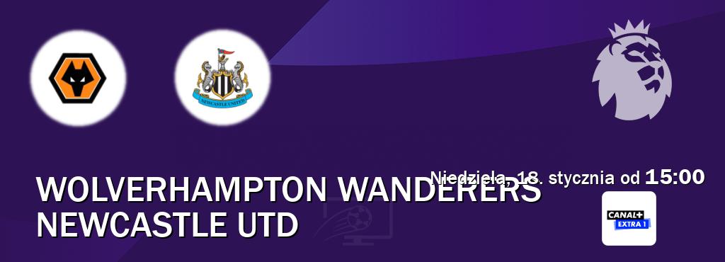 Gra między Wolverhampton Wanderers i Newcastle Utd transmisja na żywo w Canal+ Extra 1 (niedziela, 18. stycznia od  15:00).
