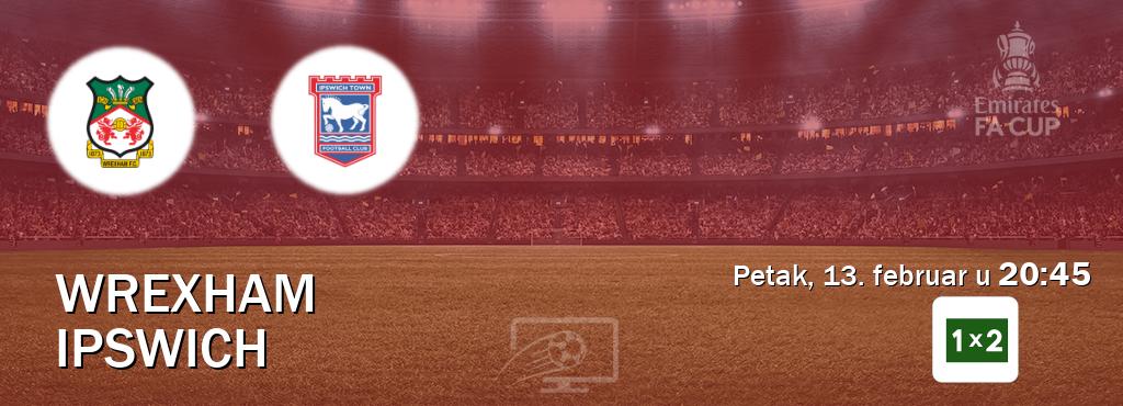 Izravni prijenos utakmice Wrexham i Ipswich pratite uživo na Arena Sport 1x2 (petak, 13. februar u  20:45).