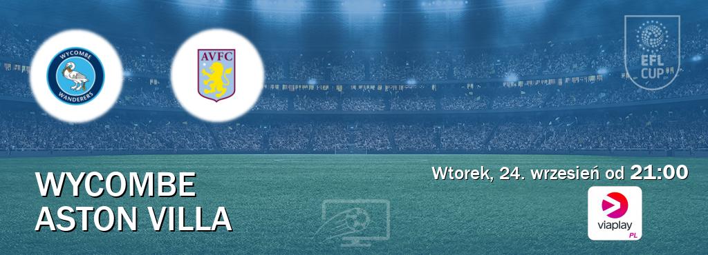 Gra między Wycombe i Aston Villa transmisja na żywo w Viaplay Polska (wtorek, 24. wrzesień od  21:00).