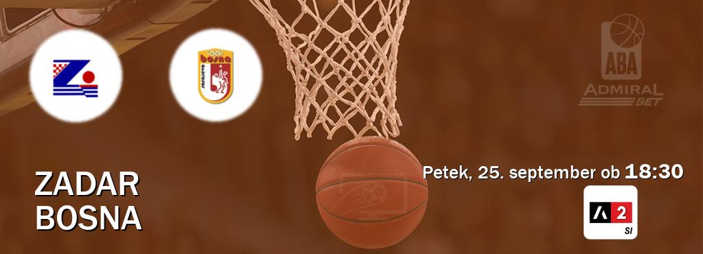 Zadar in Bosna v živo na Arena Sport 2. Prenos tekme bo v petek, 25. september ob 18:30 Zadar in Bosna v živo na Arena Sport 2. Prenos tekme bo v petek, 25. september ob 18:30