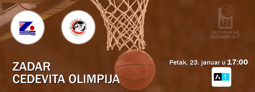 Izravni prijenos utakmice Zadar i Cedevita Olimpija pratite uživo na Arena Sport 1 (petak, 23. januar u  17:00).