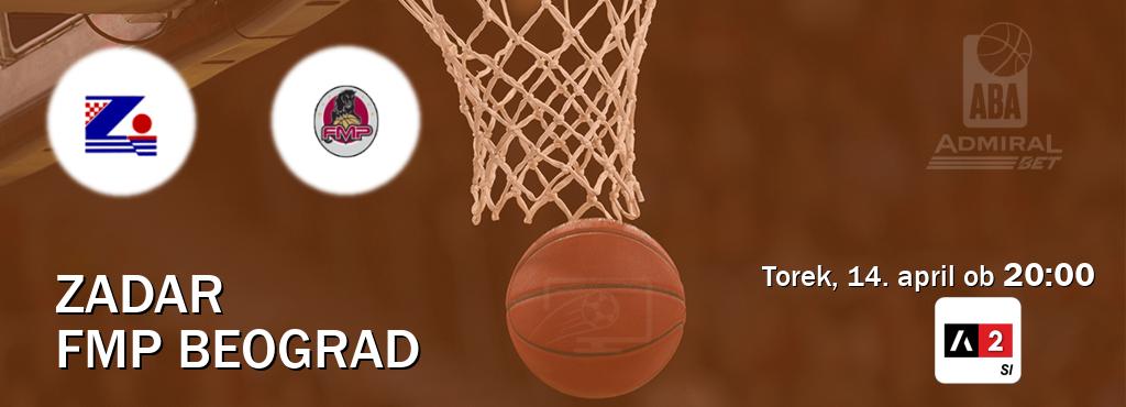 Dvoboj Zadar in FMP Beograd s prenosom tekme v živo na Arena Sport 2.