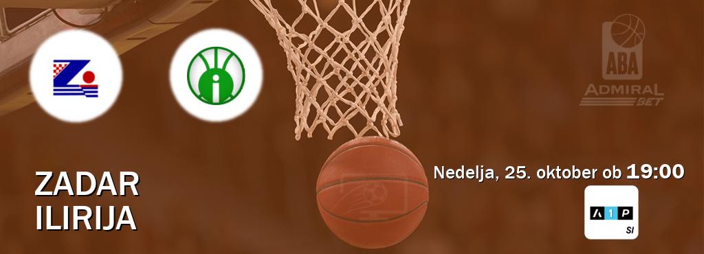 Zadar in Ilirija v živo na Arena Sport Premium. Prenos tekme bo v nedelja, 25. oktober ob  19:00