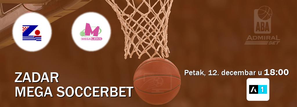 Izravni prijenos utakmice Zadar i Mega Soccerbet pratite uživo na Arena Sport 1 (petak, 12. decembar u  18:00).