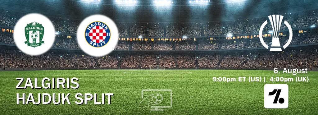 You can watch game live between Zalgiris and Hajduk Split on OneFootball. You can watch game live between Zalgiris and Hajduk Split on OneFootball.