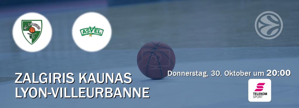 Das Spiel zwischen Zalgiris Kaunas und Lyon-Villeurbanne wird am Donnerstag, 30. Oktober um 20:00, live vom Magenta Sport übertragen. Das Spiel zwischen Zalgiris Kaunas und Lyon-Villeurbanne wird am Donnerstag, 30. Oktober um 20:00, live vom Magenta Sport übertragen.