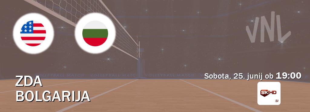 Dvoboj ZDA in Bolgarija s prenosom tekme v živo na Sportklub HD.