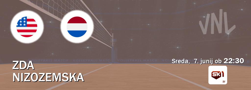Prenos tekme med ZDA in Nizozemska v živo na Sportklub 1 (sreda,  7. junij ob  22:30 uri).