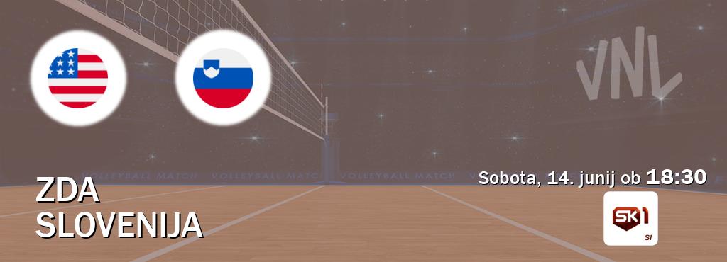 ZDA in Slovenija v živo na Sportklub 1. Prenos tekme bo v sobota, 14. junij ob  18:30