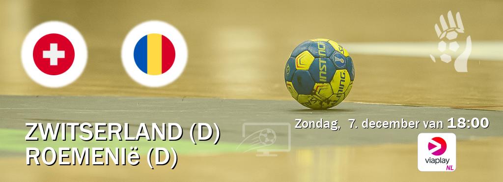 Wedstrijd tussen Zwitserland (D) en Roemenië (D) live op tv bij Viaplay Nederland (zondag,  7. december van  18:00).
